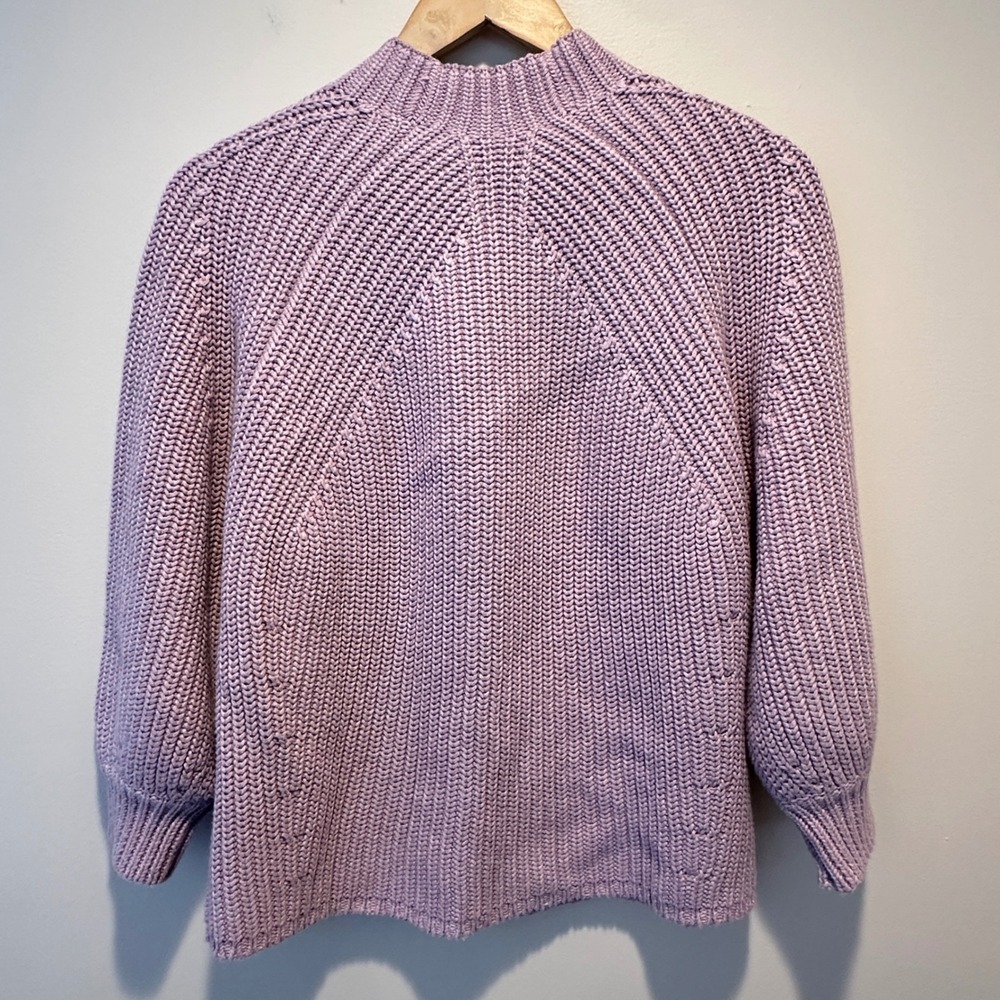 Apiece Apart Eco Nueva Merel Ribbed Knit Sweater Women S Organic Cotton Cashmere - Picture 9 of 10